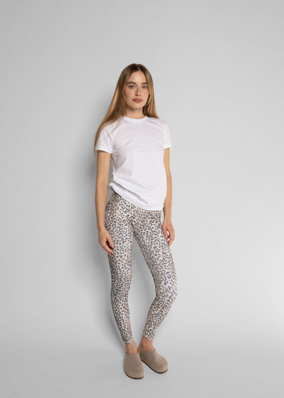 WORKOUT LEGGING - LEOPARD BEIGE